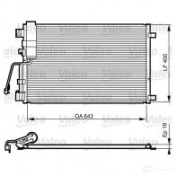 Радиатор кондиционера VALEO 814009 E TVJRV8 240347 3276428140094