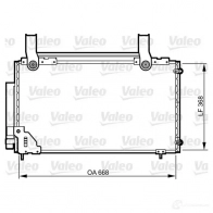 Радиатор кондиционера VALEO 3276428142678 Honda Stream 1 (RN) 2000 – 2006 814267 FB P79