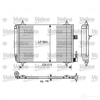 Радиатор кондиционера VALEO UW6O P 240356 3276428140667 814066