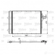 Радиатор кондиционера VALEO 3276428140179 Ford Focus 3 (CB8) Хэтчбек 1.6 TDCi ECOnetic 105 л.с. 2012 – 2024 814017 BK8K I