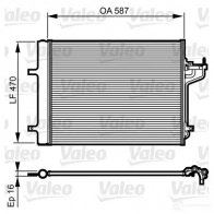 Радиатор кондиционера VALEO Ford Focus 3 (CB8) Хэтчбек 2.0 TDCi 140 л.с. 2010 – 2024 M 2F02P 814197 3276428141978