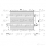 Радиатор кондиционера VALEO 3276428143842 814384 QXZO N Fiat Strada (178) 1 Пикап 1.3 D Multijet 85 л.с. 2006 – 2025