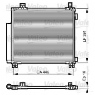 Радиатор кондиционера VALEO 3276428142203 814220 2 YOGA Toyota iQ