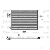 Радиатор кондиционера VALEO I IHW30R Ford Tourneo Connect 2 (C307) Универсал 1.6 EcoBoost 150 л.с. 2013 – 2024 814021 3276428140216