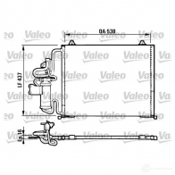 Радиатор кондиционера VALEO 816987 T94 0R 240832 FV3M5