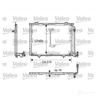 Радиатор кондиционера VALEO Mercedes C-Class (W202) 1 Седан 1.8 C 180 (2018) 122 л.с. 1993 – 2000 LT1L5 T8 67R 816900