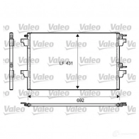 Радиатор кондиционера VALEO TO 0JCY 240345 3276428140070 814007