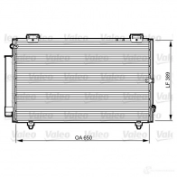 Радиатор кондиционера VALEO 3276428142388 I6 N97 814238 Toyota Corolla (E120) 9 Универсал 2.0 D 4D (CDE120) 116 л.с. 2004 – 2007