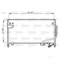 Радиатор кондиционера VALEO 818084 3276428180847 Mazda 323 (BA) 5 Хэтчбек 1.5 16V 88 л.с. 1994 – 1998 Q W3CM82