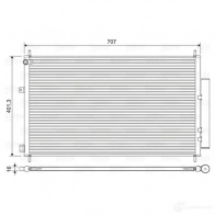 Радиатор кондиционера VALEO Honda CR-V 4 (RM) Кроссовер 2.0 (RE5) 155 л.с. 2012 – 2025 TOFOXH B 822593