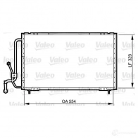 Радиатор кондиционера VALEO CA0 03 816835 T824R Peugeot 405 2 (4E, 4B) 1992 – 1999