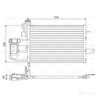 Радиатор кондиционера VALEO Skoda Felicia (6U1) 1 Хэтчбек 1.6 75 л.с. 1998 – 2001 3276428144306 814430 SXQ 7M