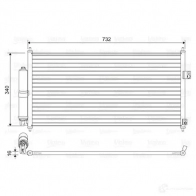Радиатор кондиционера VALEO 814032 3276428140322 1416870357 HB1RIR O
