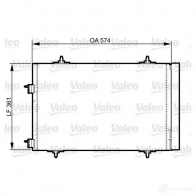 Радиатор кондиционера VALEO 07 9LO 3276428143651 814365 Peugeot 508 1 (8E) Универсал 1.6 165 л.с. 2012 – 2024
