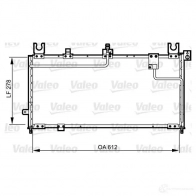 Радиатор кондиционера VALEO Mazda 323 (BA) 5 Хэтчбек 1.5 16V 88 л.с. 1994 – 1998 9 2QV48 3276428142531 814253