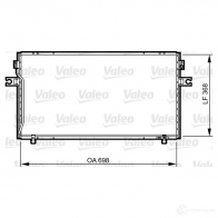 Радиатор кондиционера VALEO 240451 814256 BV BWX8N 3276428142562