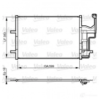 Радиатор кондиционера VALEO 240411 WX LB2I 814216 3276428142166