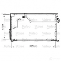 Радиатор кондиционера VALEO 814254 240449 RI4C6 8M 3276428142548
