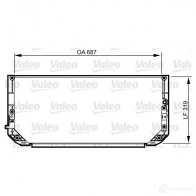 Радиатор кондиционера VALEO Toyota Corolla (E110) 8 Хэтчбек 5д 2.0 D (CE110) 72 л.с. 1997 – 2000 R RAW7 814298 3276428142982