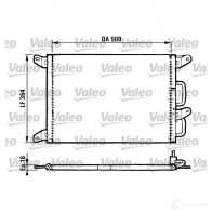 Радиатор кондиционера VALEO 816985 T857R C A1092 240830