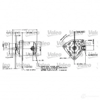 Мотор вентилятора VALEO MT0 38 698015 MPTLA 234100