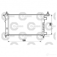 Радиатор охлаждения двигателя VALEO 232606 Opel Corsa (B) 2 1993 – 2000 3276422326067 RT APYM