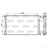 Радиатор охлаждения двигателя VALEO 236766 24 VAIZ 732911 3276427329117