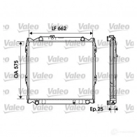 Радиатор охлаждения двигателя VALEO MC S7BF4 734204 3276427342048 237006