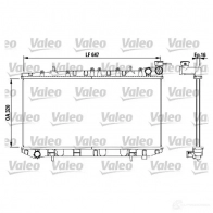 Радиатор охлаждения двигателя VALEO 731670 3276427316704 O6HP7B U 236347