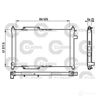 Радиатор охлаждения двигателя VALEO R M1341 CQVUQP5 231818 220745