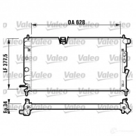 Радиатор охлаждения двигателя VALEO 732348 RM13 56 Opel Vectra (B) 2 Универсал 2.6 i V6 (F35) 170 л.с. 2000 – 2003 3P3FIZ8