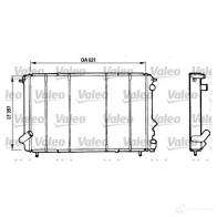 Радиатор охлаждения двигателя VALEO QRS N672 730185 235802 3276427301854