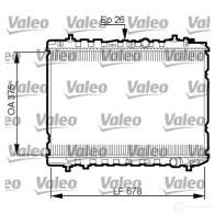 Радиатор охлаждения двигателя VALEO 3276427355260 ARQI OJ 735526 Kia Cerato (LD) 1 Седан 2.0 CRDi 112 л.с. 2004 – 2006