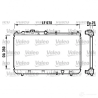 Радиатор охлаждения двигателя VALEO 3276427341225 Mazda 734122 L JT35