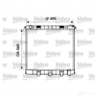 Радиатор охлаждения двигателя VALEO 3276427324020 ETH BY Land Rover Range Rover 2 (P38A) Внедорожник 4.6 4x4 218 л.с. 1998 – 2002 732402