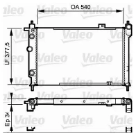 Радиатор охлаждения двигателя VALEO 236057 730994 RC10 55 TH143