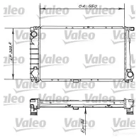 Радиатор охлаждения двигателя VALEO 3276428194141 819414 241641 DF LWTIB