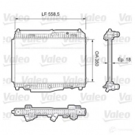 Радиатор охлаждения двигателя VALEO Ford Fiesta 6 (CB1, CCN) Хэтчбек 1.4 97 л.с. 2008 – 2025 3276427353792 735379 I P7K0