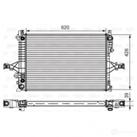 Радиатор охлаждения двигателя VALEO L8OGNQ G Volvo S60 1 (384) Седан 2.5 T AWD 210 л.с. 2002 – 2010 735539
