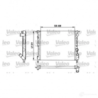 Радиатор охлаждения двигателя VALEO TA 489 883875 QL2C9U 245571