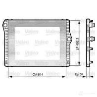 Радиатор охлаждения двигателя VALEO 3276427353136 1423056053 LI5S G 735313