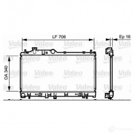 Радиатор охлаждения двигателя VALEO Subaru Legacy (BL) 4 Седан 2.5 AWD (BL9) 165 л.с. 2003 – 2009 PMR8G S 735212 3276427352122