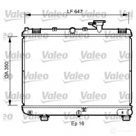 Радиатор охлаждения двигателя VALEO 3276427350784 C LKGG0 Kia Rio 1 (DC) 1999 – 2005 735078