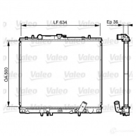 Радиатор охлаждения двигателя VALEO 237492 3276427354201 ZY F0H 735420