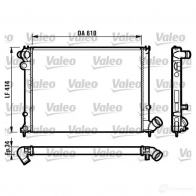 Радиатор охлаждения двигателя VALEO Citroen Xantia 731573 J695O RM12 14