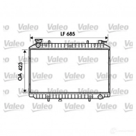 Радиатор охлаждения двигателя VALEO 236561 3276427324846 732484 AIZZ K