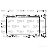 Радиатор охлаждения двигателя VALEO KA NUMS 732754 3276427327540 Toyota Avensis (T220) 1 Хэтчбек 2.0 (ST220) 128 л.с. 1997 – 2000