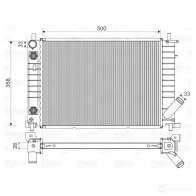 Радиатор охлаждения двигателя VALEO 3276427317688 Ford Fiesta 4 (DX, JA, JB) Хэтчбек 1.2 5 i 16V 75 л.с. 1995 – 2002 ZUH 0Y 731768