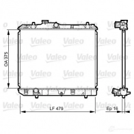 Радиатор охлаждения двигателя VALEO Opel Agila (B) 2 Хэтчбек 735383 3276427353839 MUPJW 2J