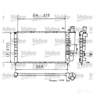 Радиатор охлаждения двигателя VALEO 810938 239783 RA5 97 TH008